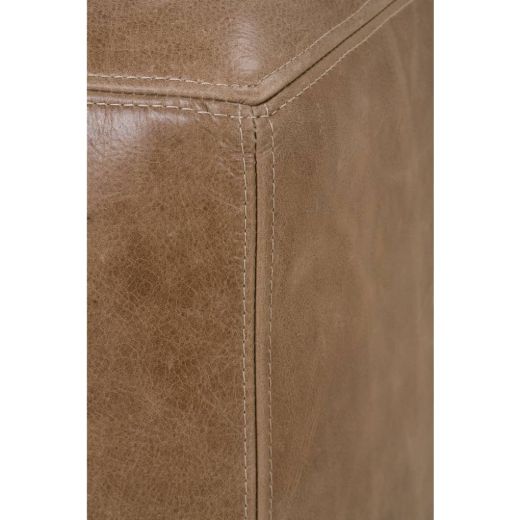 Picture of Dena Leather Accent Ottoman